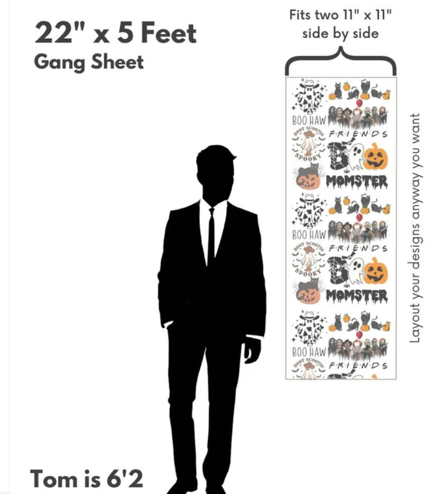 DTF Transfers Only (Gang Sheets)