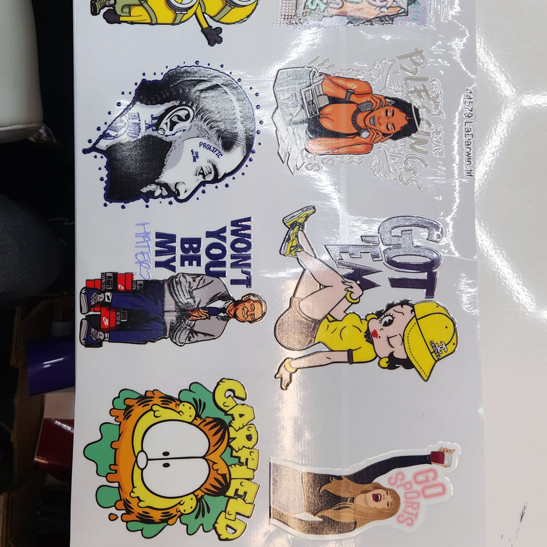 UV DTF Transfer Stickers (Gang Sheet Upload)