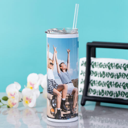 20 oz. Custom Skinny Tumbler – Personalized Stainless Steel Drinkware