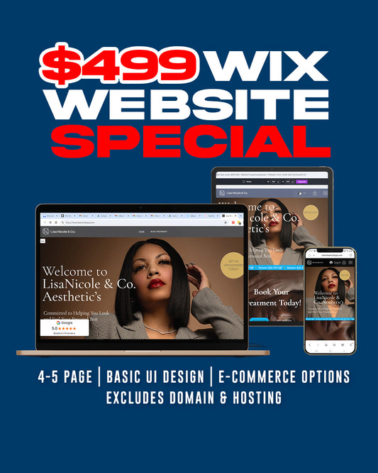 $499 Wix Website Special