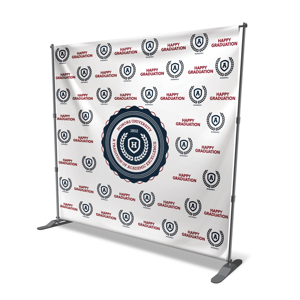 Full Color 95" x 96" Backdrop Banner Kit