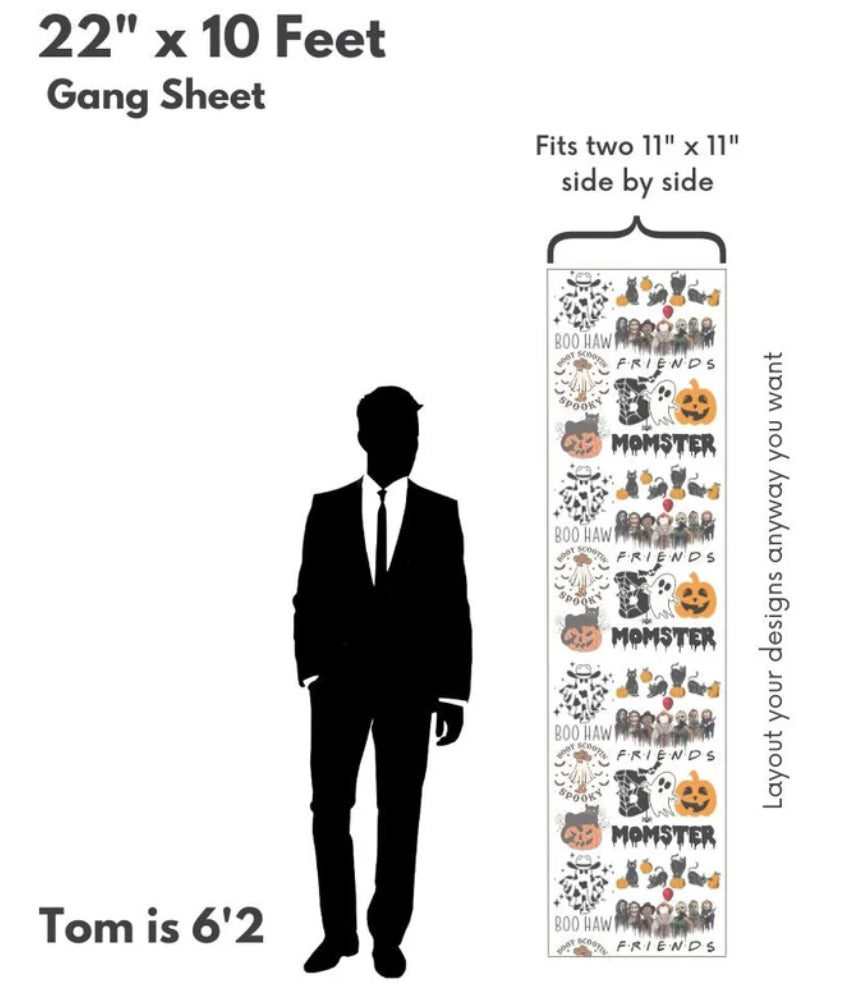 DTF Transfers Only  (Gang Sheets)