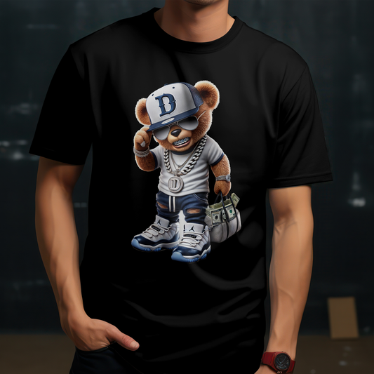 Dallas Money Teddy Shirt | D-Town Hustler Tee or Hoodie